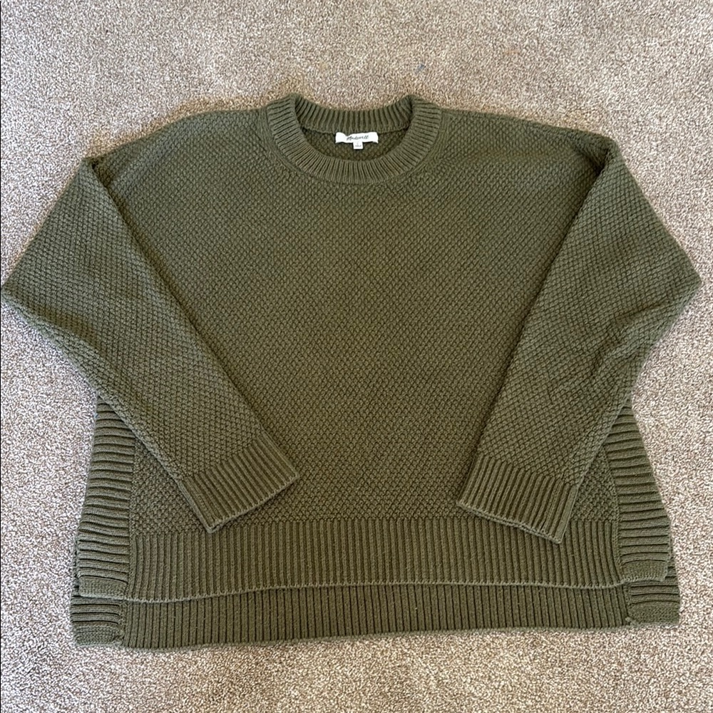 Women’s Madewell crew neck cotton Sweater